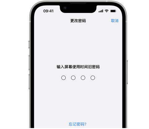 兴文iPhone屏幕维修分享iPhone屏幕使用时间密码忘记了怎么办 