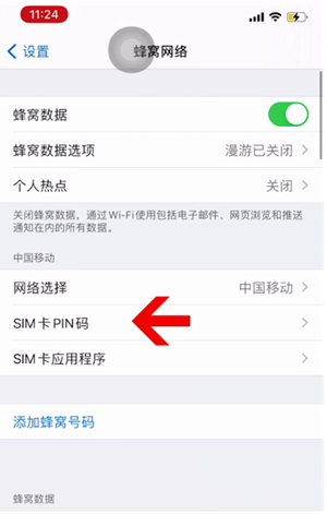 兴文苹果14维修网分享如何给iPhone14的SIM卡设置密码 