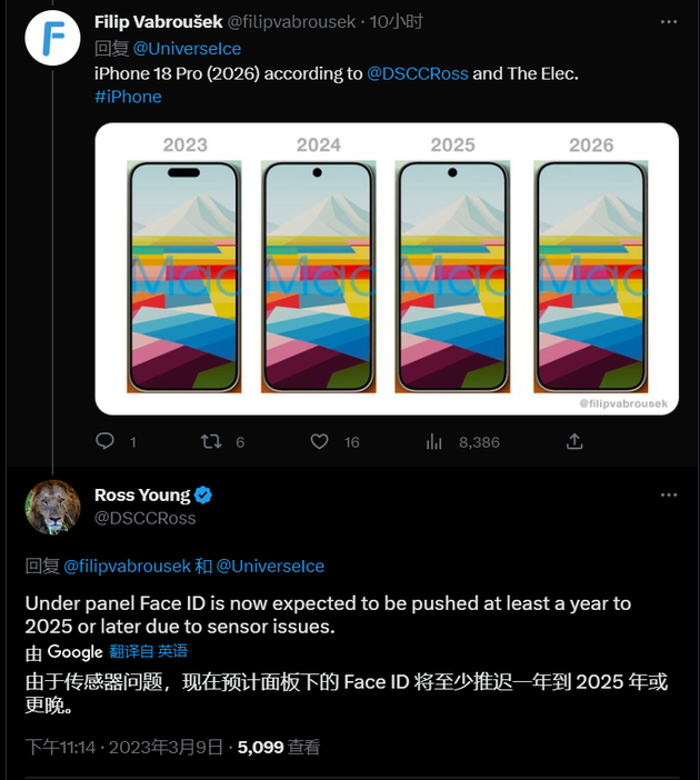 兴文苹果手机维修分享:屏下Face ID有什么优势？iPhone何时会有屏下Face ID？ 