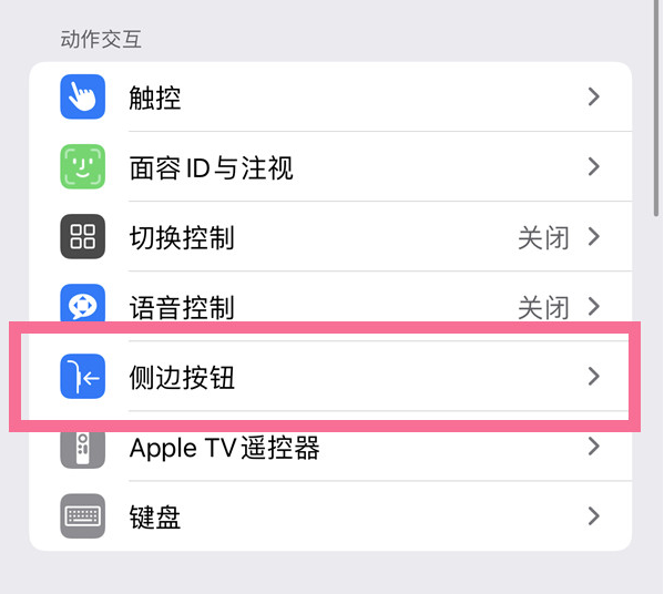 兴文苹果14维修店分享iPhone14 Plus侧键双击下载功能关闭方法 